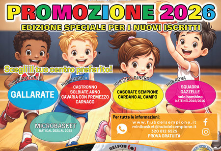 Promozione Minibasket 2026